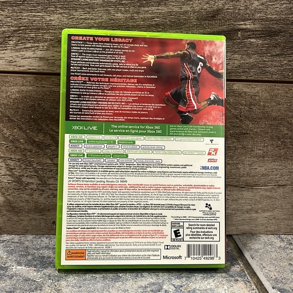 5 for $40 - NBA 14 Xbox 360 Game - Picture 5 of 5